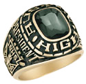 103 Guy's Personalized Square Class Ring